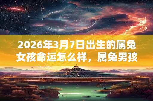 2026年3月7日出生的属兔女孩命运怎么样,属兔男孩是什么命 2026年3月7日出生的属兔女孩命运怎么样,属兔男孩是什么命