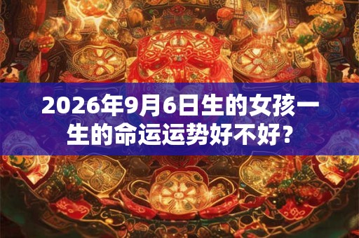 2026年9月6日生的女孩一生的命运运势好不好? 2026年9月6日生的女孩一生的命运运势好不好?