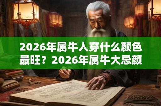 2026年属牛人穿什么颜色最旺？2026年属牛大忌颜色