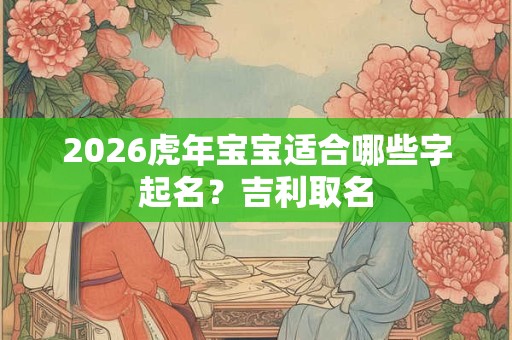 2026虎年宝宝适合哪些字起名？吉利取名