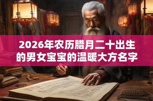 2026年农历腊月二十出生的男女宝宝的温暖大方名字大全 2026年农历腊月二十出生的男女宝宝的温暖大方名字大全