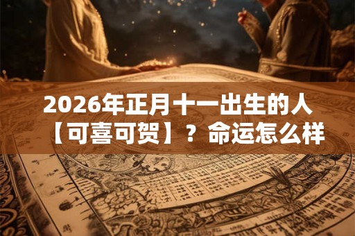 2026年正月十一出生的人【可喜可贺】?命运怎么样? 2026年正月十一出生的人【可喜可贺】?命运怎么样?