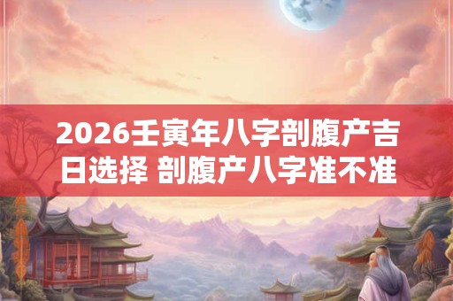 2026壬寅年八字剖腹产吉日选择 剖腹产八字准不准 2026壬寅年八字剖腹产吉日选择 剖腹产八字准不准
