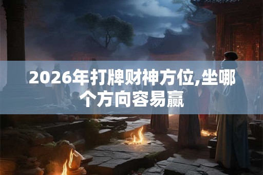 2026年打牌财神方位,坐哪个方向容易赢