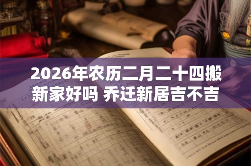 2026年农历二月二十四搬新家好吗 乔迁新居吉不吉利 2026年农历二月二十四搬新家好吗 乔迁新居吉不吉利