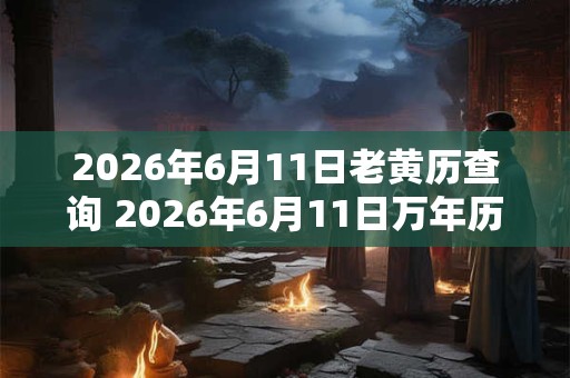 2026年6月11日老黄历查询 2026年6月11日万年历黄道吉日