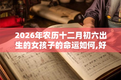 2026年农历十二月初六出生的女孩子的命运如何,好不好? 2026年农历十二月初六出生的女孩子的命运如何,好不好?