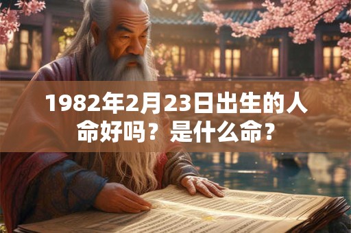 1982年2月23日出生的人命好吗？是什么命？