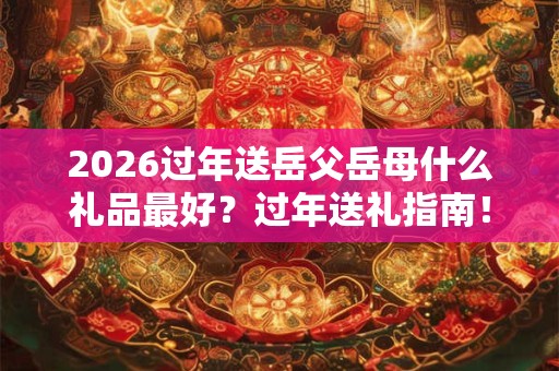 2026过年送岳父岳母什么礼品最好？过年送礼指南！
