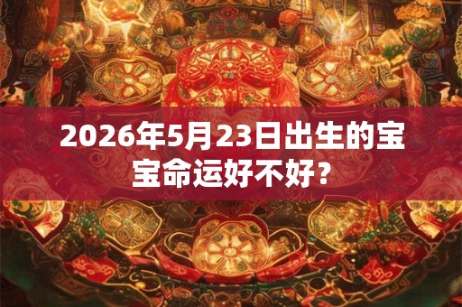 2026年5月23日出生的宝宝命运好不好? 2026年5月23日出生的宝宝命运好不好?