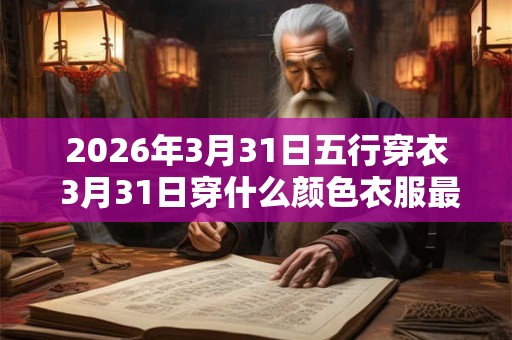 2026年3月31日五行穿衣 3月31日穿什么颜色衣服最旺运