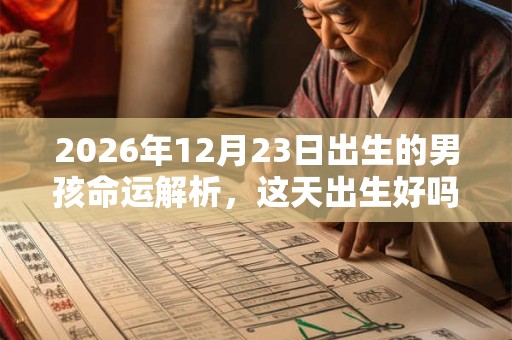 2026年12月23日出生的男孩命运解析,这天出生好吗? 2026年12月23日出生的男孩命运解析,这天出生好吗?