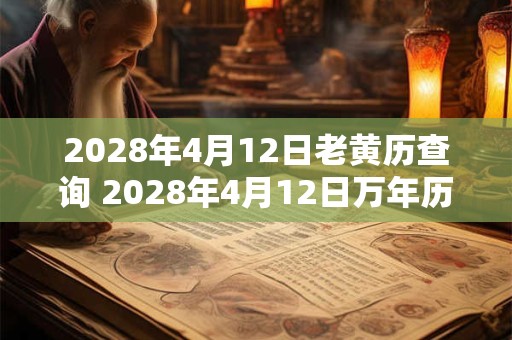 2028年4月12日老黄历查询 2028年4月12日万年历黄道吉日 2028年4月12日老黄历查询 2028年4月12日万年历黄道吉日