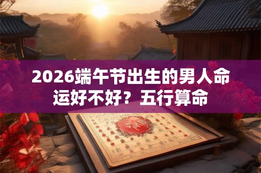 2026端午节出生的男人命运好不好？五行算命