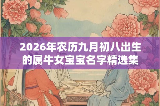 2026年农历九月初八出生的属牛女宝宝名字精选集