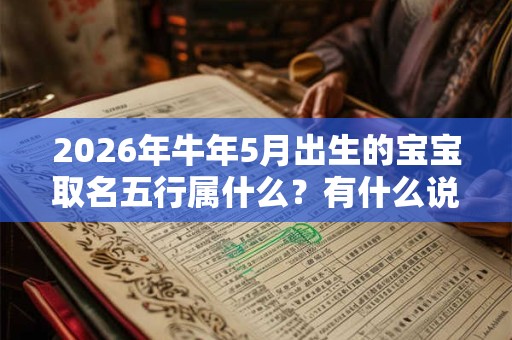 2026年牛年5月出生的宝宝取名五行属什么?有什么说法 2026年牛年5月出生的宝宝取名五行属什么?有什么说法