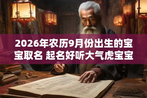 2026年农历9月份出生的宝宝取名 起名好听大气虎宝宝名字 2026年农历9月份出生的宝宝取名 起名好听大气虎宝宝名字