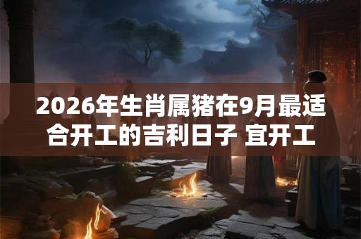 2026年生肖属猪在9月最适合开工的吉利日子 宜开工大吉日 2026年生肖属猪在9月最适合开工的吉利日子 宜开工大吉日