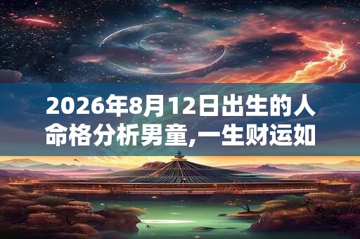 2026年8月12日出生的人命格分析男童,一生财运如何