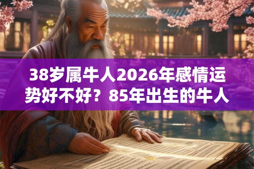 38岁属牛人2026年感情运势好不好？85年出生的牛人桃花运如何