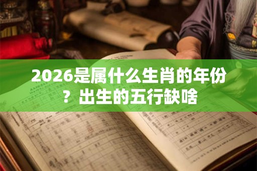 2026是属什么生肖的年份？出生的五行缺啥