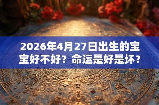 2026年4月27日出生的宝宝好不好?命运是好是坏? 2026年4月27日出生的宝宝好不好?命运是好是坏?