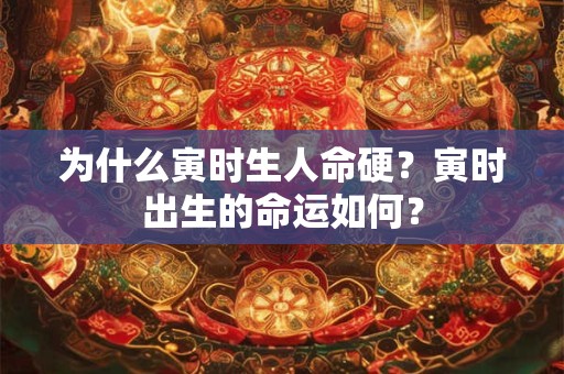 为什么寅时生人命硬?寅时出生的命运如何? 为什么寅时生人命硬?寅时出生的命运如何?