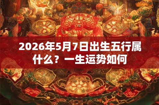 2026年5月7日出生五行属什么？一生运势如何