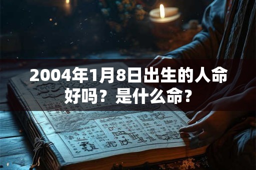 2004年1月8日出生的人命好吗?是什么命? 2004年1月8日出生的人命好吗?是什么命?