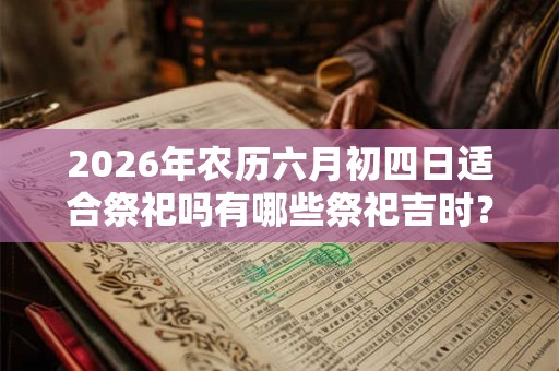 2026年农历六月初四日适合祭祀吗有哪些祭祀吉时？