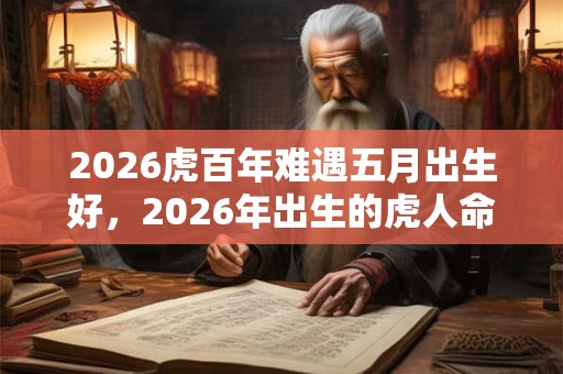 2026虎百年难遇五月出生好，2026年出生的虎人命运如何？