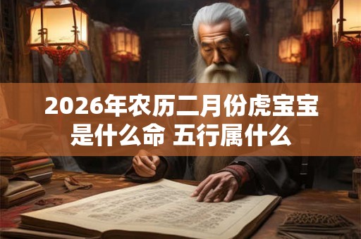 2026年农历二月份虎宝宝是什么命 五行属什么 2026年农历二月份虎宝宝是什么命 五行属什么