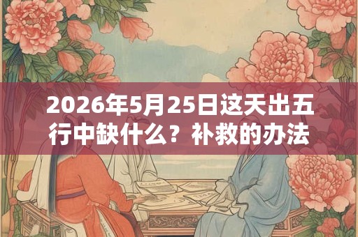 2026年5月25日这天出五行中缺什么？补救的办法