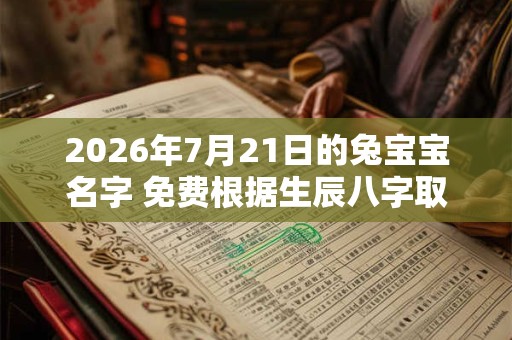2026年7月21日的兔宝宝名字 免费根据生辰八字取名 2026年7月21日的兔宝宝名字 免费根据生辰八字取名