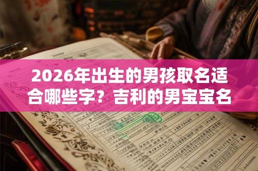 2026年出生的男孩取名适合哪些字？吉利的男宝宝名字