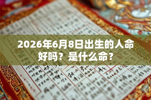 2026年6月8日出生的人命好吗?是什么命? 2026年6月8日出生的人命好吗?是什么命?