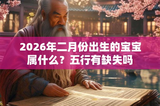 2026年二月份出生的宝宝属什么?五行有缺失吗 2026年二月份出生的宝宝属什么?五行有缺失吗