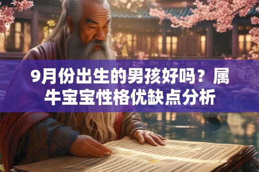 9月份出生的男孩好吗？属牛宝宝性格优缺点分析