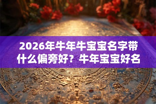 2026年牛年牛宝宝名字带什么偏旁好？牛年宝宝好名字
