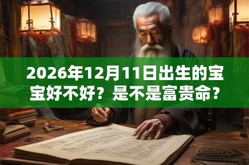 2026年12月11日出生的宝宝好不好？是不是富贵命？