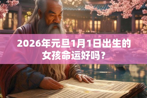 2026年元旦1月1日出生的女孩命运好吗? 2026年元旦1月1日出生的女孩命运好吗?