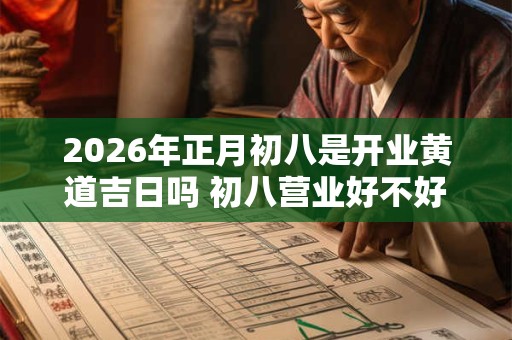 2026年正月初八是开业黄道吉日吗 初八营业好不好 2026年正月初八是开业黄道吉日吗 初八营业好不好