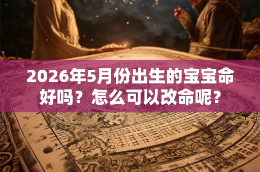 2026年5月份出生的宝宝命好吗？怎么可以改命呢？
