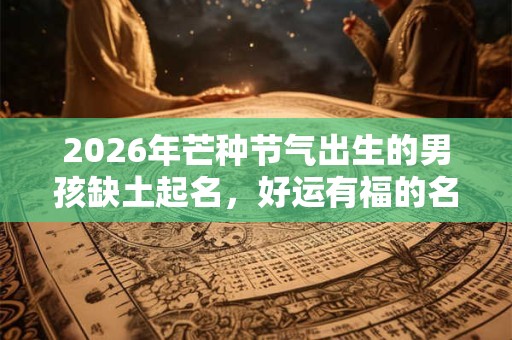 2026年芒种节气出生的男孩缺土起名,好运有福的名字介绍 2026年芒种节气出生的男孩缺土起名,好运有福的名字介绍