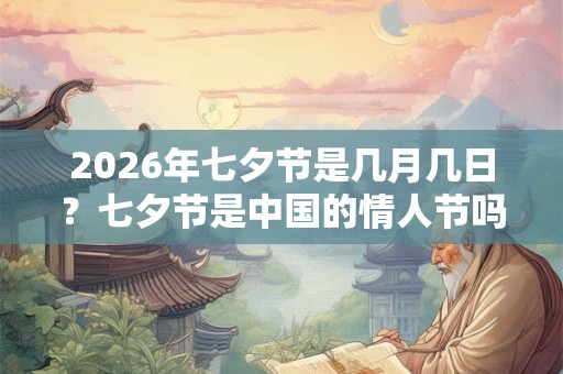 2026年七夕节是几月几日?七夕节是中国的情人节吗? 2026年七夕节是几月几日?七夕节是中国的情人节吗?