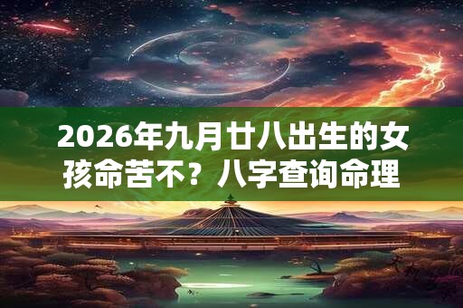 2026年九月廿八出生的女孩命苦不?八字查询命理 2026年九月廿八出生的女孩命苦不?八字查询命理