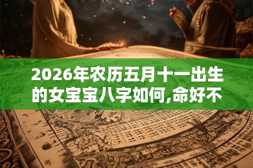 2026年农历五月十一出生的女宝宝八字如何,命好不好？