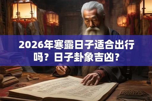 2026年寒露日子适合出行吗？日子卦象吉凶？