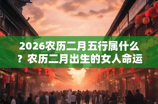 2026农历二月五行属什么？农历二月出生的女人命运
