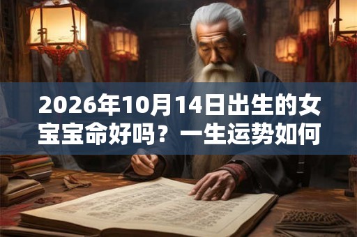 2026年10月14日出生的女宝宝命好吗?一生运势如何 2026年10月14日出生的女宝宝命好吗?一生运势如何